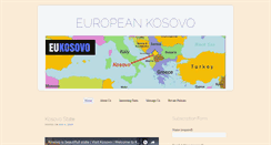 Desktop Screenshot of euinkosovo.org